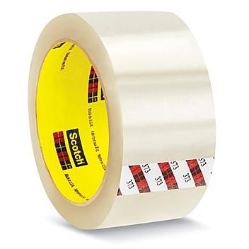 3M 373 Carton Sealing Tape - 2" x 55 yds, Clear S-5741