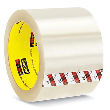 3M 373 Carton Sealing Tape - 3" x 55 yds, Clear S-5743