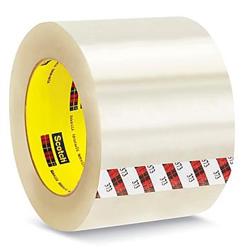 3M 373 Carton Sealing Tape - 3" x 110 yds, Clear S-5744