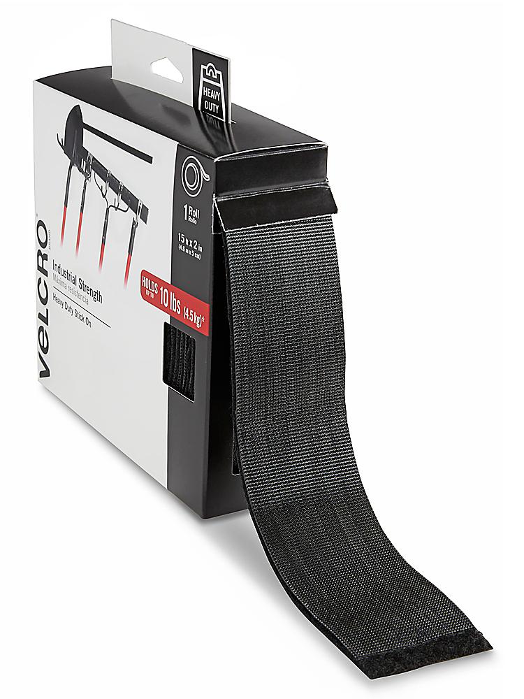 Velcro® Brand Combo Industrial Strips Pack - 2 x 15', Black S