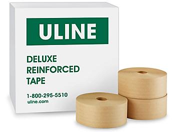 Deluxe Uline Reinforced Kraft Tape - 3" x 450' S-5757