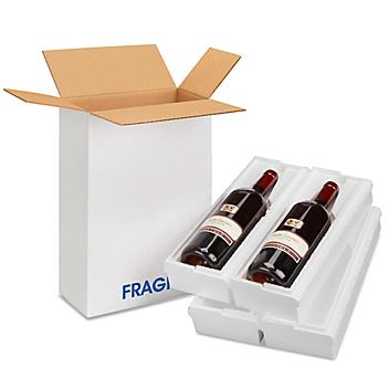 Wine Bottle Shippers - 2 Bottle Pack S-5810