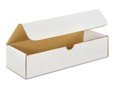 12 1/2 x 5 x 3" White Literature Mailers S-5818