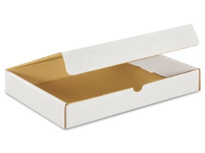 13 x 10 x 2" White Literature Mailers S-5819