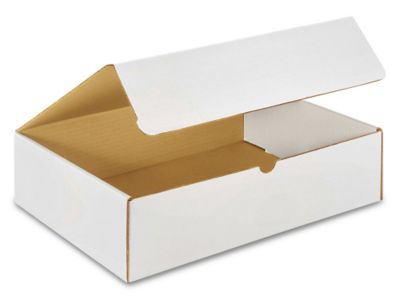 14 1/4 x 11 1/4 x 4" White Literature Mailers S-5820