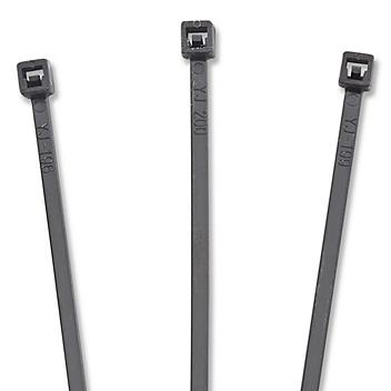 Black UV Stabilized Nylon Cable Ties - 5 1/2", 18 lb S-5827