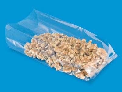 Gusseted Polypropylene Bags - 1.5 Mil, 4 1/2 x 2 3/4 x 10 3/4" S-5838