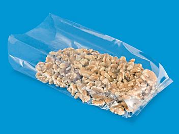 Gusseted Polypropylene Bags - 1.5 Mil, 4 1/2 x 2 3/4 x 10 3/4" S-5838
