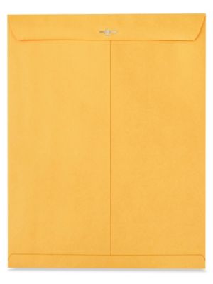 Kraft Clasp Envelopes - 12 x 15 1/2