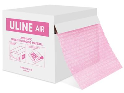 Anti-Static Bubble Wrap, Pink Bubble Wrap in Stock - ULINE - Uline