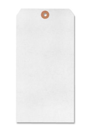 Jumbo Shipping Tags - #12, 8 x 4", White S-5975W