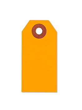 Fluorescent Tags - #1, 2 3/4 x 1 3/8", Orange S-5978O