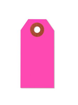 Fluorescent Tags - #1, 2 3/4 x 1 3/8", Pink S-5978P