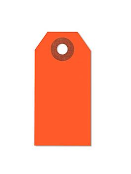Fluorescent Tags - #1, 2 3/4 x 1 3/8", Red S-5978R