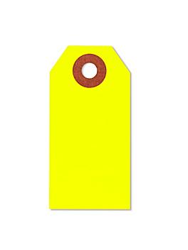Fluorescent Tags - #1, 2 3/4 x 1 3/8", Yellow S-5978Y