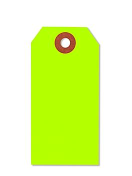 Fluorescent Tags - #3, 3 3/4 x 1 7/8"
