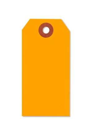 Fluorescent Tags - #3, 3 3/4 x 1 7/8", Orange S-5980O