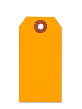Fluorescent Tags - #3, 3 3/4 x 1 7/8", Orange S-5980O
