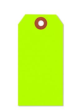 Fluorescent Tags - #4, 4 1/4 x 2 1/8"