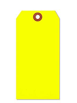Fluorescent Tags - #7, 5 3/4 x 2 7/8", Yellow S-5982Y