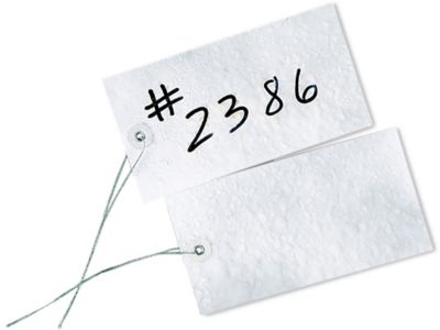 Uline White Tyvek® Tags