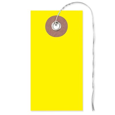 Tyvek&reg; Tags - #1, Pre-wired, Yellow S-5984Y-PW
