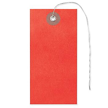 Tyvek&reg; Tags - #4, Pre-wired, Red S-5987R-PW