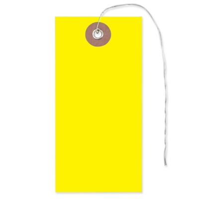 Tyvek&reg; Tags - #4, Pre-wired, Yellow S-5987Y-PW