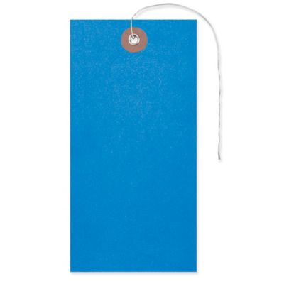 Tyvek&reg; Tags - #7, Pre-wired, Blue S-5989BLU-PW