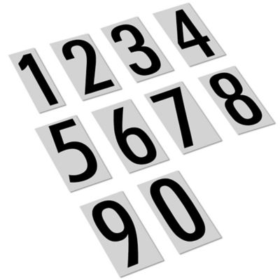 3 1/2" Vinyl Numbers Kit S-6008