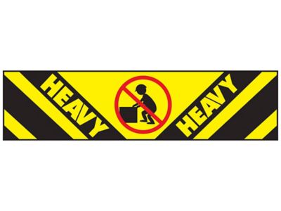 "Heavy" Label - 2 x 8"