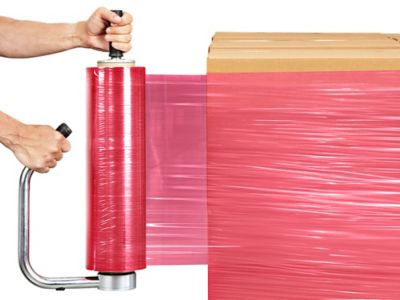 Plastic wrap clearance roller