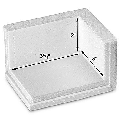 Foam Corner Protectors - 3 5/8 x 3 x 2, White - ULINE - Carton of 288 - S-6064