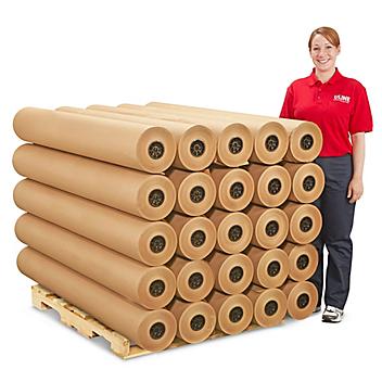 50 lb Kraft Paper Roll Skid Lot - 60" x 720' S-6073S
