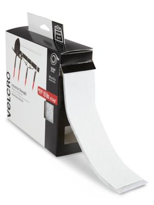 Velcro® Brand Tape Strips - Loop, White, 2 x 75' S-11717 - Uline