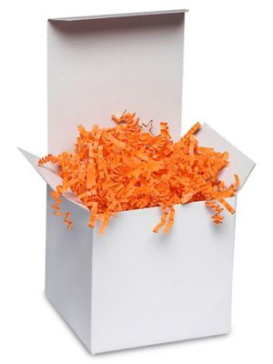 Spring-Fill Orange Crinkle Cut™ Paper Shred - 10 lb.