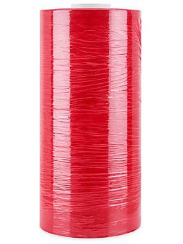 Uline Machine Length Wrap - Cast, 80 gauge, 20" x 6,000', Red S-6145