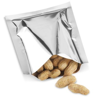 Metalized Food Bags - Open End, 6 x 8" S-6175