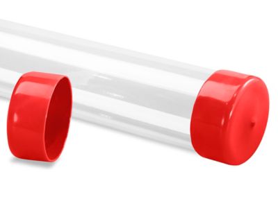 Plastic tube hot sale end caps