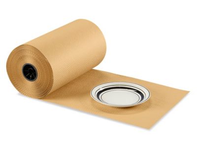 Indented kraft shop paper