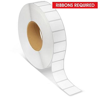 Industrial Thermal Transfer Labels - 1 1/2 x 1", Ribbons Required S-6247