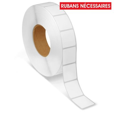 Industrial Thermal Transfer Labels - 1 1/2 x 1 1/2", Ribbons Required S-6248
