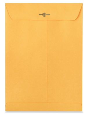 Kraft Clasp Envelopes - 7 1/2 x 10 1/2" S-6282