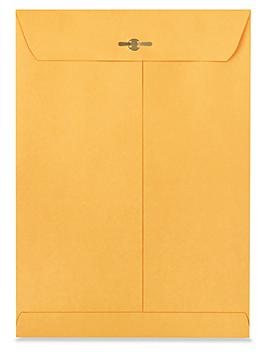 Kraft Clasp Envelopes - 7 1/2 x 10 1/2" S-6282