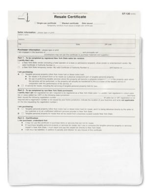 Press-On Vinyl Envelopes - 10 x 12" S-6385