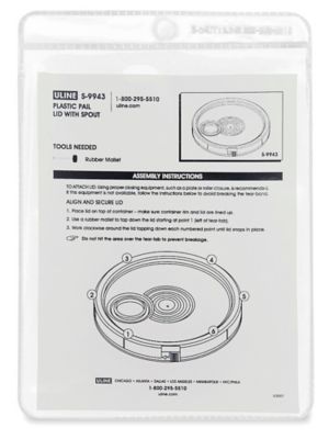 Vinyl Envelopes - 5 x 7" S-6401