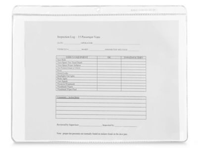Vinyl Envelopes - 12 x 9" S-6413
