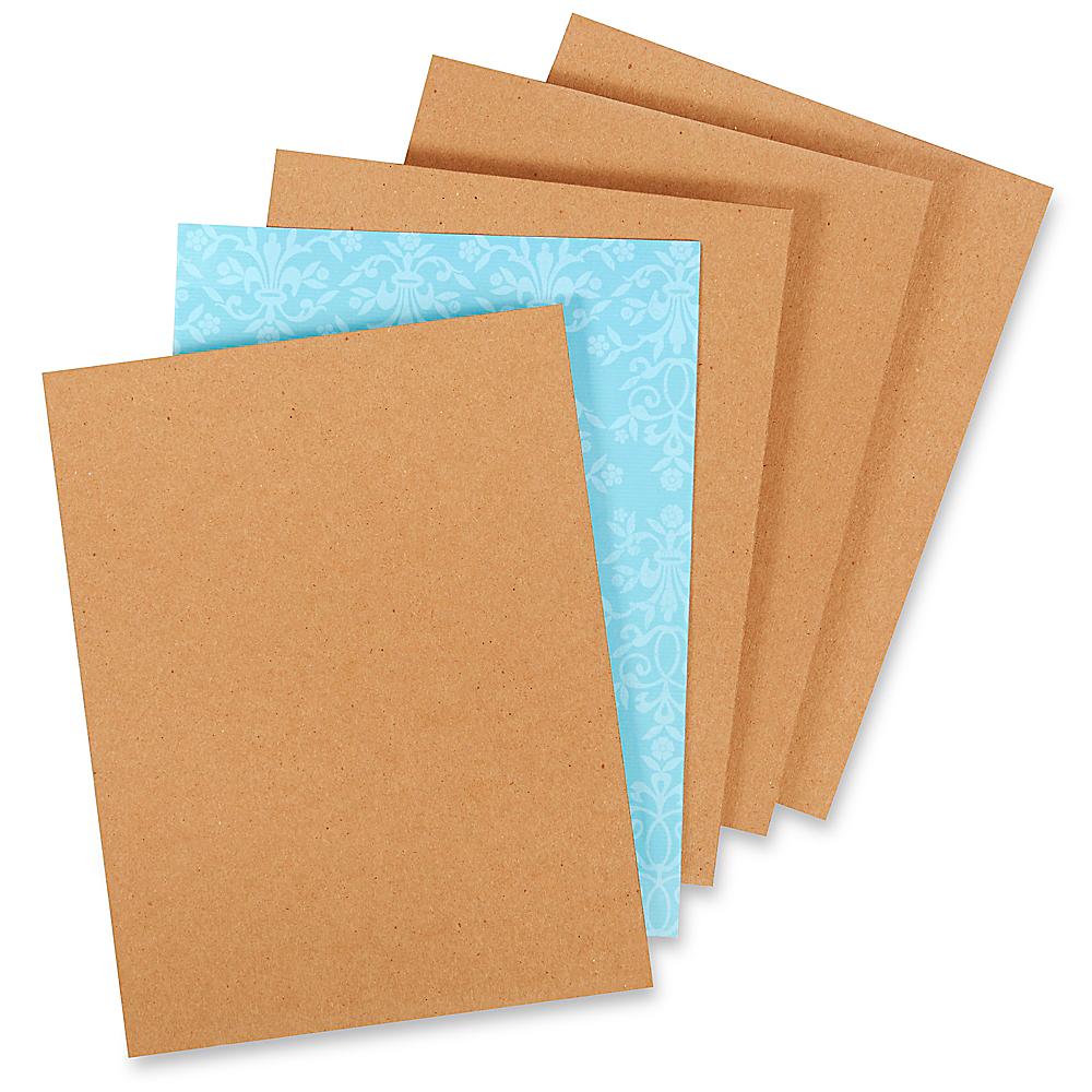 8 1/2 x 11 Chipboard Pads - .022 thick S-6416 - Uline