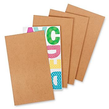 8 1/2 x 14" Chipboard Pads - .022" thick S-6417