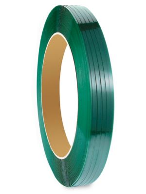 Uline Polyester Strapping - 5/8 x .025 x 2,200', Green S-6482 - Uline